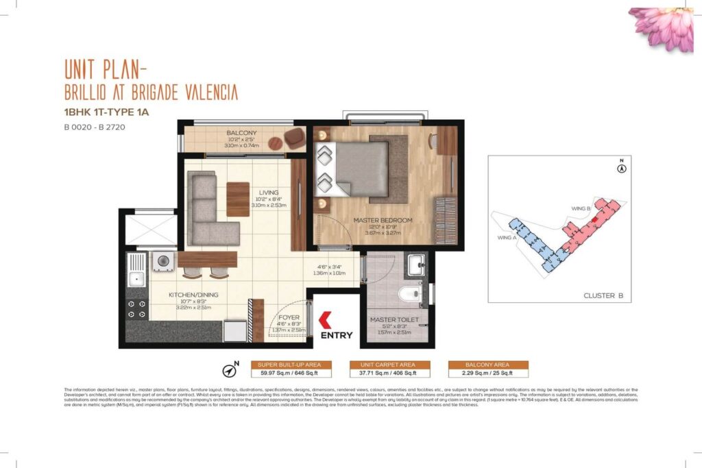 Brigade Valencia Brillio Floor Plan1